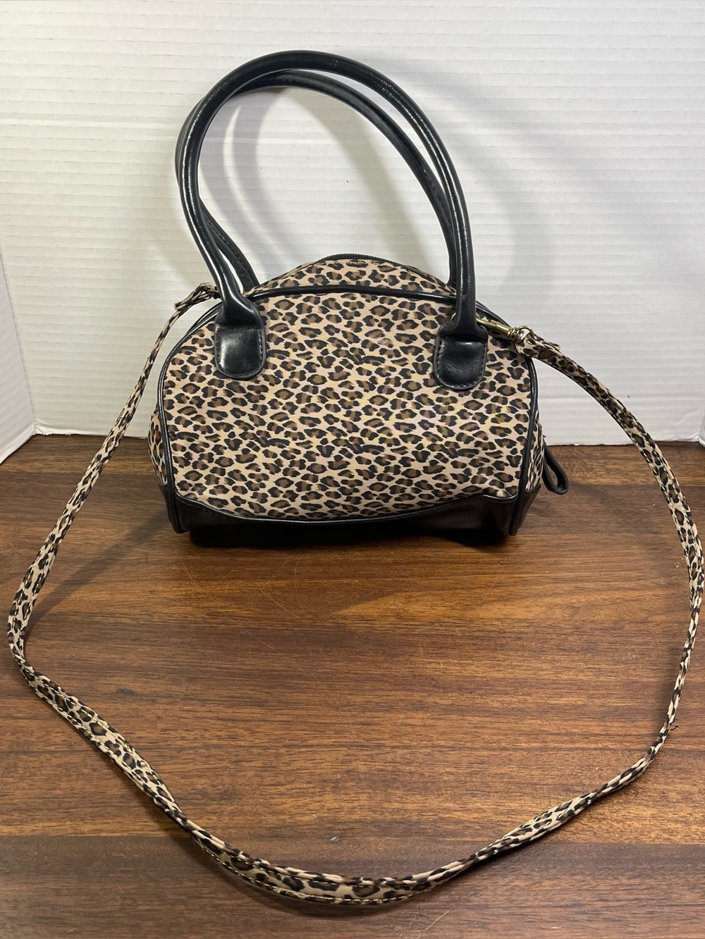 vintage y2k 90s Naturalizer cheetah leopard print handbag purse Shoulder Bag